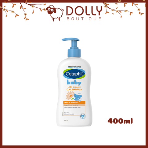 Sữa Tắm Gội Trẻ Em Tinh Chất Hoa Cúc Cetaphil Baby Organic Calendula - 400ml