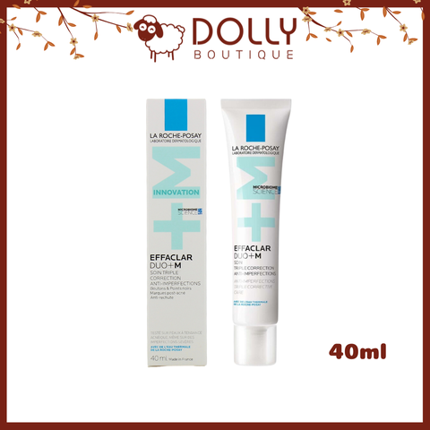 Kem Giảm Mụn Ngừa Thâm La Roche-Posay Effaclar Duo+ 40ML