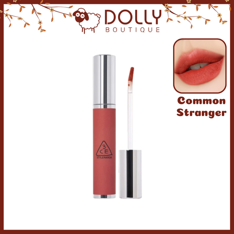 Son Kem Lì 3CE Hazy Lip Clay #Common Stranger ( Cam Nâu Gạch ) - 4g