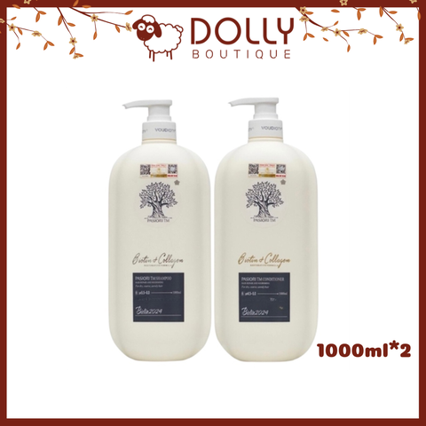 Bộ Gội Xả Voudioty Biotin & Colagen Hair Repair And Nourishing (Trắng - Phục Hồi) - 1000ml*2