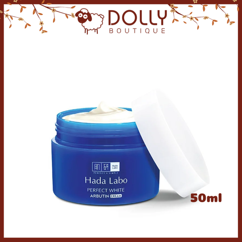 Kem Dưỡng Trắng Da Hada Labo Perfect White Arbutin Cream 50ml