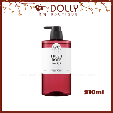 Sữa Tắm Hương Hoa Hồng Happy Bath Original Fresh Rose Body Wash No.255 - 910g