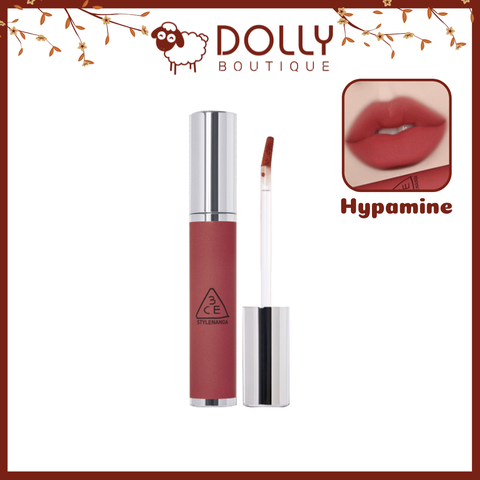 Son Kem Lì 3CE Hazy Lip Clay #Hipamine (Đỏ Nâu Đất) - 4g