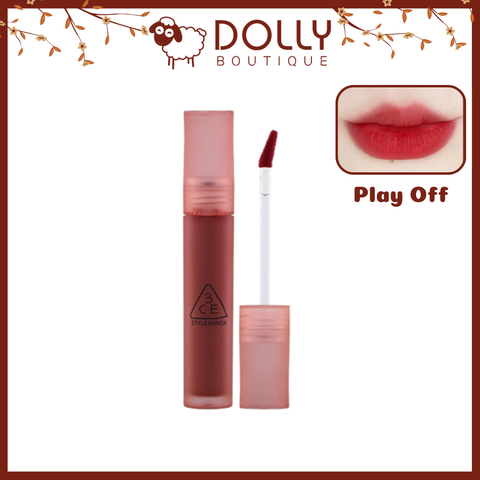 Son Kem Lì 3CE Blur Water Tint #Play Off ( Màu Đỏ Cổ Điển ) - 4.6g