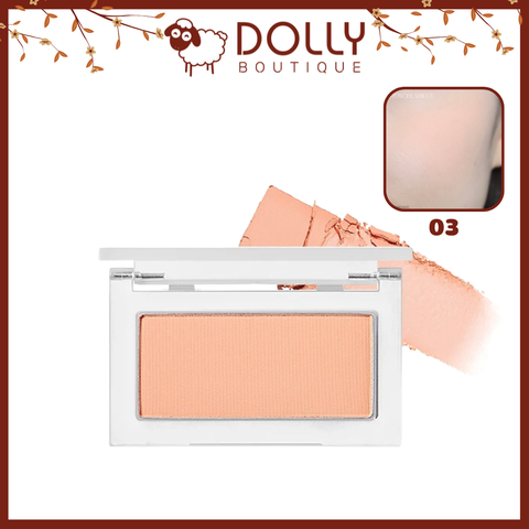 Phấn Má Bbia Ready To Wear Powder Cheek #03 Powder Apricot ( Cam San Hô ) - 10g