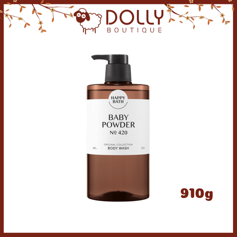 Sữa Tắm Hương Phấn Trẻ Em Happy Bath Original Collection Baby Powder Body Wash - 910g