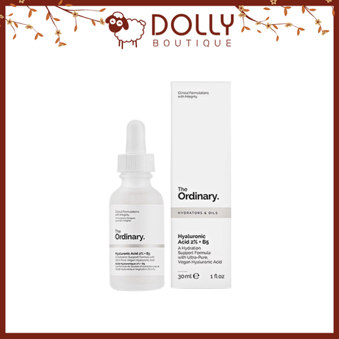 Tinh Chất Dưỡng Cấp Nước Và Phục Hồi Da The Ordinary Hyaluronic Acid 2% + B5 30ml NĐ
