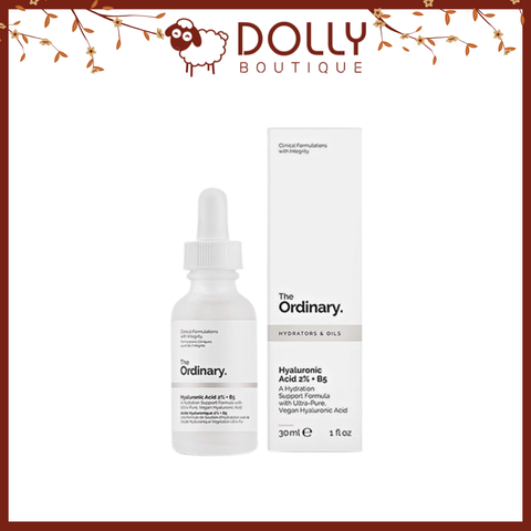 Tinh Chất Dưỡng Cấp Nước Và Phục Hồi Da The Ordinary Hyaluronic Acid 2% + B5 30ml