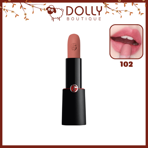 Son Thỏi Giorgio Armani Rouge d'Armani Matte Lipstick #102 (Màu Hồng Đất)