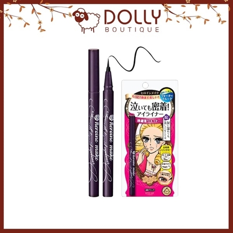 Kẻ Mắt Kiss Me Chống Trôi Nước Heroine Make Smooth Liquid Eyeliner 01 Jet Black Black