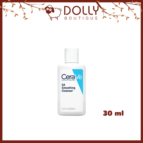 Sữa Rửa Mặt Mini Dành Cho Da Nhạy Cảm CeraVe SA Smoothing Cleanser 30ml