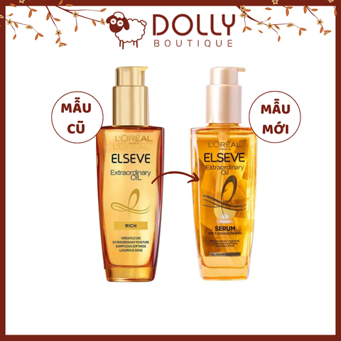 Dầu Dưỡng Tóc Tinh Dầu Hoa Tự Nhiên L'Oreal Elseve Extraodinary Oil - 100ml