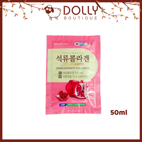 Nước Ép Collagen Lựu Pomegranate Collagen Premium KGF 50ml/gói