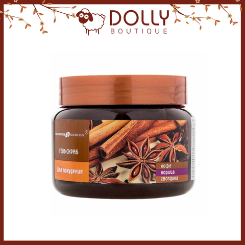 Tẩy Da Chết Cơ Thể Quế Hồi Và Cà Phê Exclusive Cosmetic Gel Scrub Slimming Coffee Cinnamon Cloves - 380g