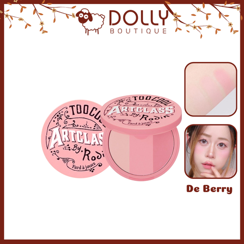 Phấn Má Hồng Too Cool For School Artclass By Rodin Blusher #De Berry (Tone Hồng Lạnh) 9g