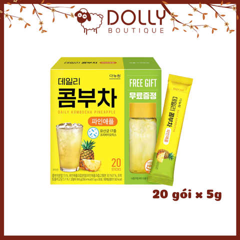 Trà Danongwon Daily Kombucha Pineapple 1 gói x 5g (Hương Thơm)