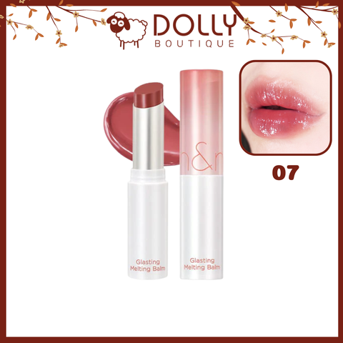 Son Dưỡng Có Màu Romand Glasting Melting Balm #07 Mauve Whip (Màu Hồng Be Ánh Tím)- 3.5g