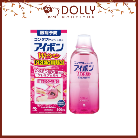 Nước rửa mắt Eyebon W Vitamin Kobayashi màu hồng