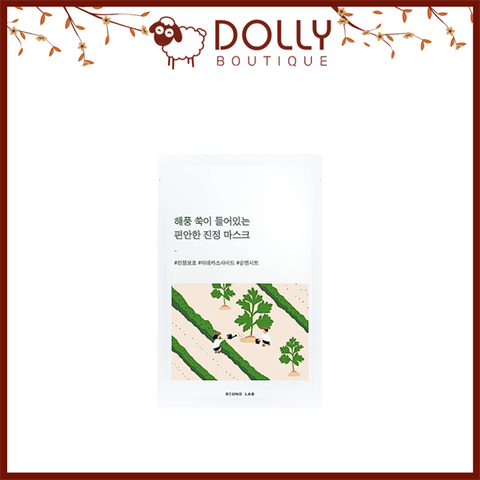 Mặt Nạ Giấy Round Lab Mugwort Calming Mask 25ml