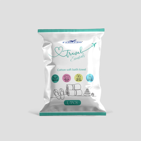 Khăn Tắm Nén Du Lịch Dùng 1 Lần Travel Famapro Cotton Soft Bath Towel 70x140cm - Vi vu du lịch Quy Nhơn không còn muộn phiền