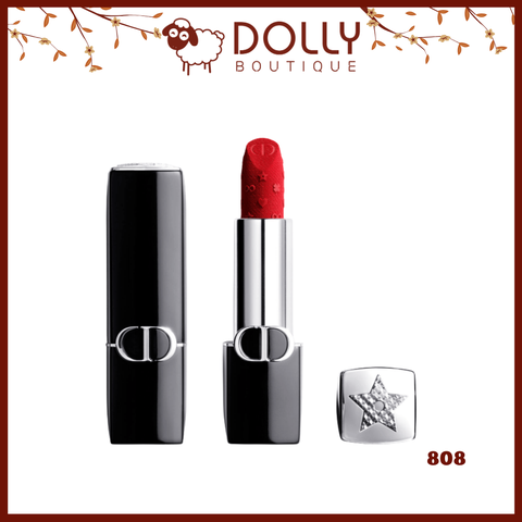 Son Dior Rouge Velvet 808 Red Dream -  Limited Edition New Years 2026