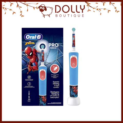Bàn chải điện Oral-B Pro Kids 3+ Marvel Spider-Man
