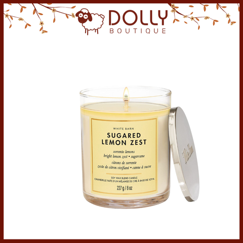 Nến Thơm Bath & Body Works Sugared Lemon Zest Single Wick Candle 227g