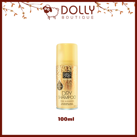 Dầu Gội Khô Girlz Only Dành Cho Tóc Nhuộm Sáng Màu
