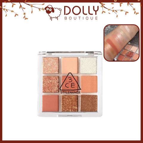 Bảng Phấn Mắt 3CE Multi Eye Color Clear Layer Edition Palette #Shot Again - 8,2gr