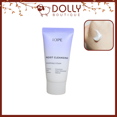 Sữa Rửa Mặt IOPE Moist Cleansing Whipping Foam 50ml