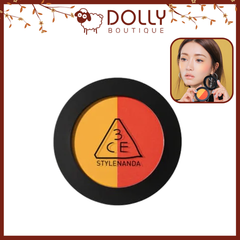 Phấn Má Hồng 3CE Duo Color Face Blush - Retro Drive