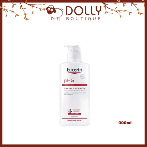 Sữa Rửa Mặt Eucerin PH5 Facial Cleanser Sensitive Skin Dịu Nhẹ Cho Da Nhạy Cảm 400ml