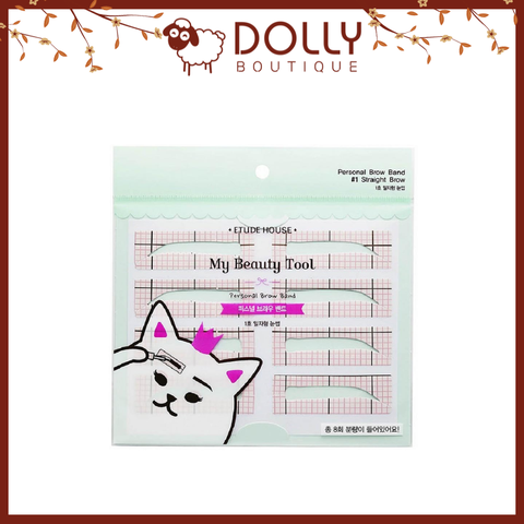 Khuôn Kẻ Chân Mày Etude House My Beauty Tool Personal Brow Band #1 Straight Brow (Dáng Khuôn Mày Ngang)