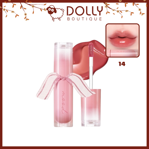 Son Tint Bóng Peripera Ink Mood Glowy Tint #14 Follow Rose ( Hồng Nâu Gỗ ) - 4g