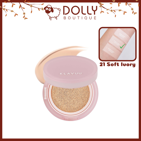 Phấn Nước Klavuu Actress Backstage Boosting Cushion Glow #21 Soft Ivory