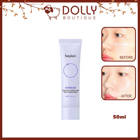Kem Chống Nắng Beplain Sunmuse Tone Up & Correcting Matte Sunscreen