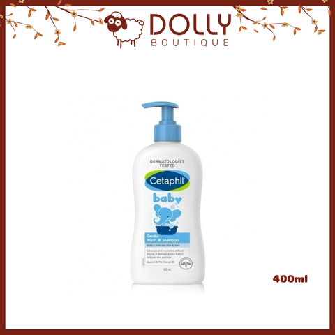 Sữa Tắm Gội Cetaphil Baby Gentle Wash & Shampoo 400ml