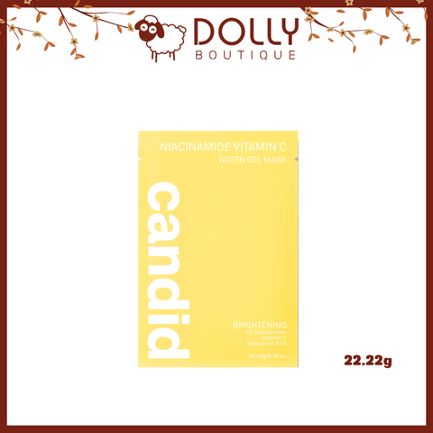 Mặt Nạ CANDID Niacinamide Vitamin C Water Gel Mask 22.22g