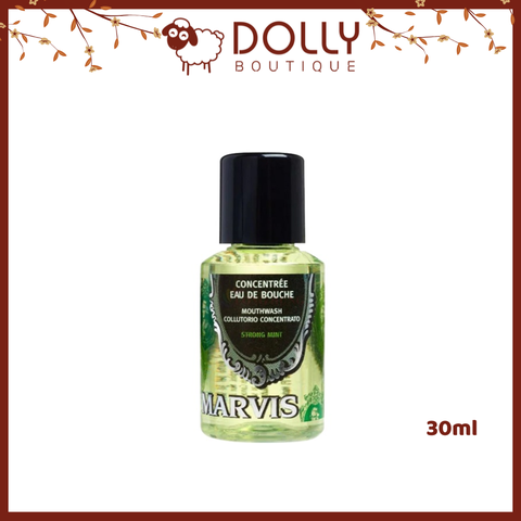 Nước Súc Miệng Marvis Strong Mint Mouthwash 30ml