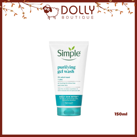 Sữa Rửa Mặt Simple Purifying Gel Wash 150ml