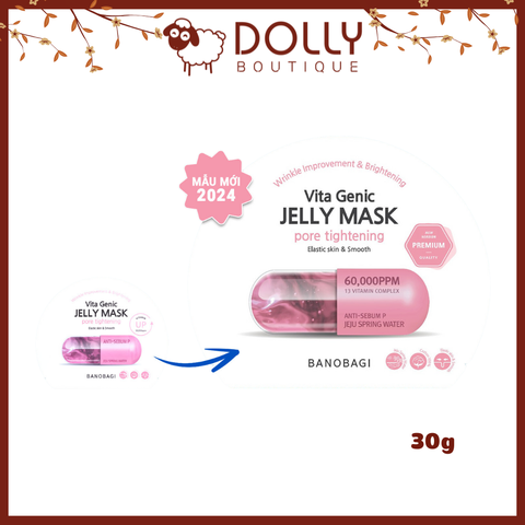 Mặt Nạ Giấy Banobagi Vita Genic Jelly Mask Pore Tightening - 30g