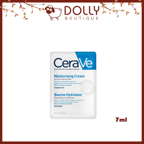 Kem Dưỡng Ẩm Cerave Moisturising Cream  7ml