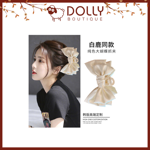 Kẹp nơ đen lớn