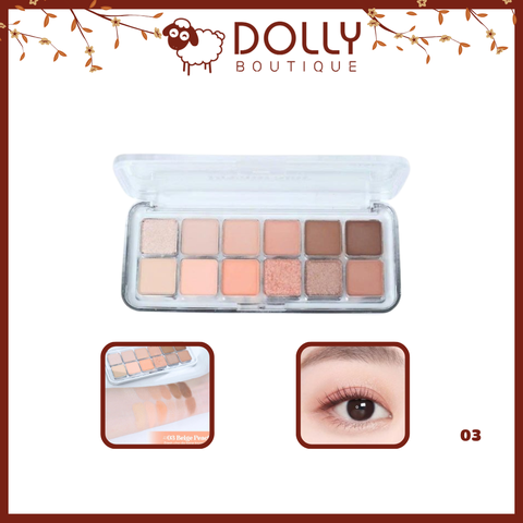 BẢNG PHẤN MẮT 12 Ô JARY DREAM STAR EYESHADOW PALETTE - 03 - BEIGE PEACH