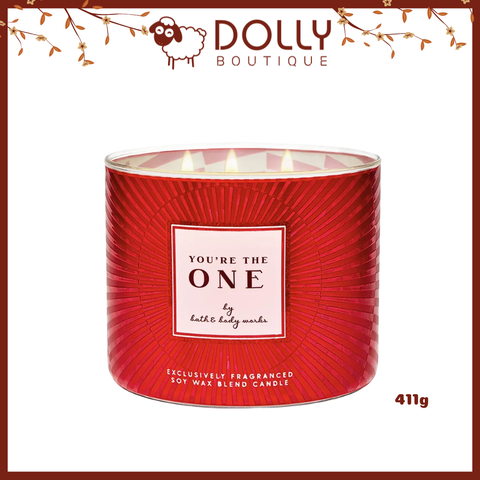 Nến Thơm 3 Bấc Bath & Body Works You're The One  3-Wick Candle  411g