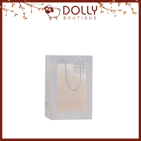 Túi Giấy Trắng Trong Kính