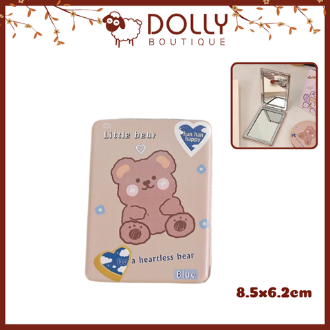 Gương Gập 2 Mặt Vuông - Little Bear