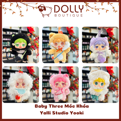 Gấu Bông Baby Three Yalli Studio Yooki  [ Giao theo phân mục đã unbox]