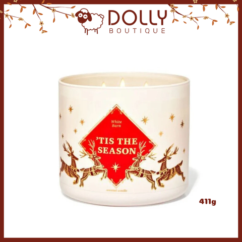 Nến Thơm 3 Bấc Bath & Body Works Tis The Season 3-Wick Candle 411g