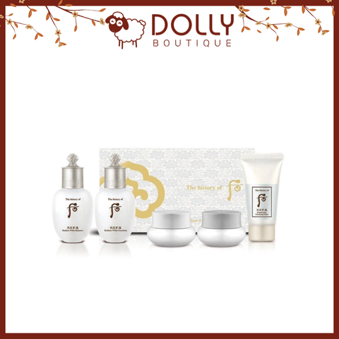 Bộ Sản Phẩm Dưỡng Trắng Da Whoo Gongjinhyang Seol Mini 5pcs